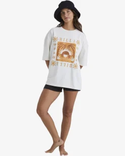 Sunset Beach - T-shirt oversized para Mulher