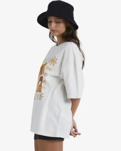 Sunset Beach - T-shirt oversized para Mulher