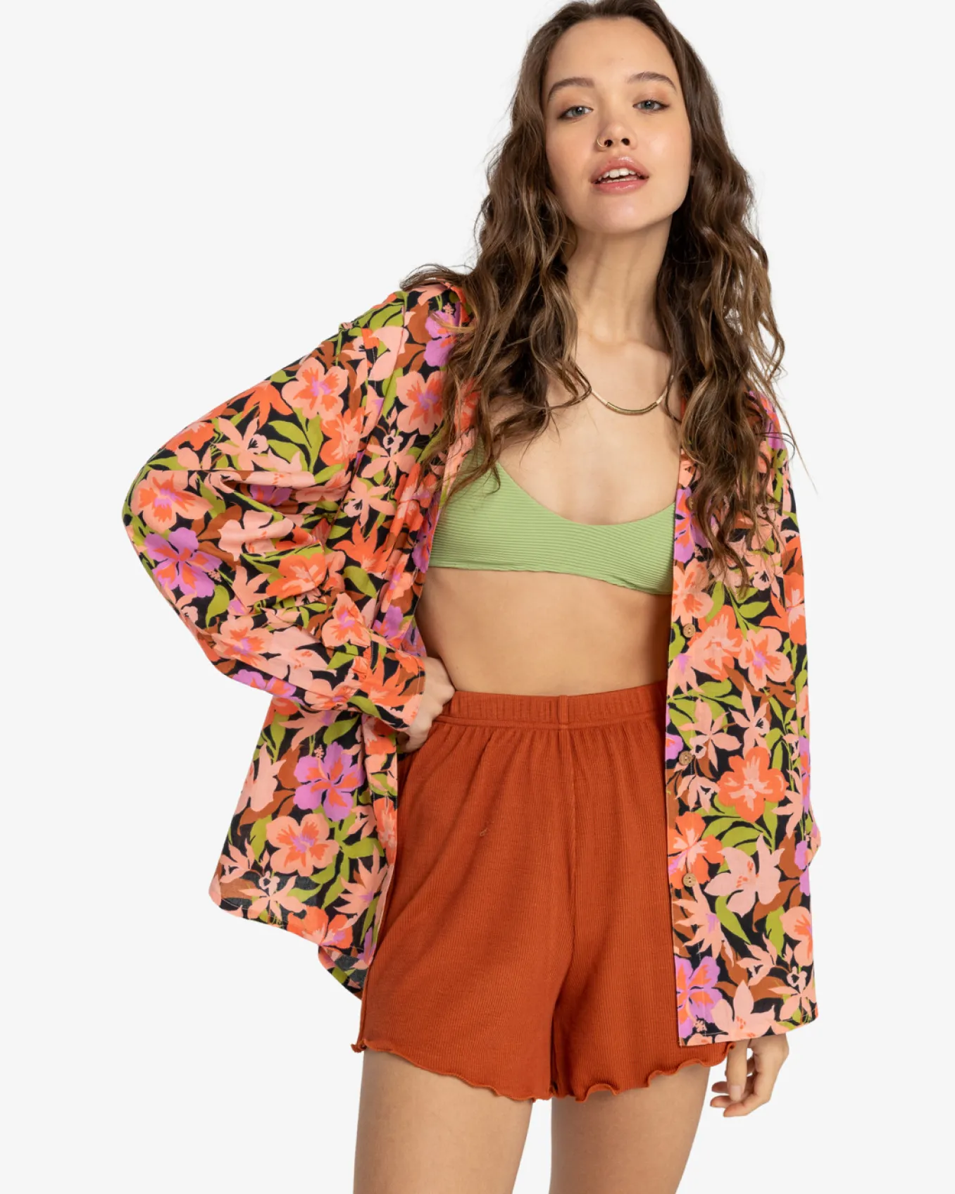 Swell - Vestido camiseiro de praia para Mulher