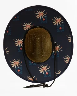 Tides Print - Chap&eacute;u estilo nadador-salvador de palhinha para Homem