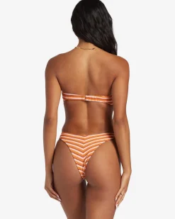 Tides Terry Betty - Parte de cima de biquíni Bandeau para Mulher
