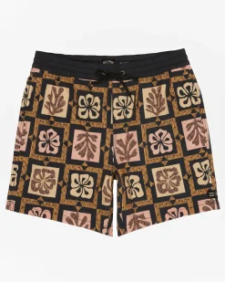Tiki Reef Layback 17" - Cal&ccedil;&otilde;es de banho para Homem