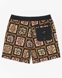 Tiki Reef Layback 17" - Cal&ccedil;&otilde;es de banho para Homem