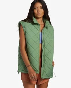 Transport - Colete acolchoado com fecho para Mulher