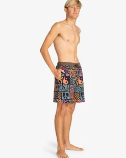 Wasted Times Layback 18.5" - Cal&ccedil;&otilde;es de banho para Homem